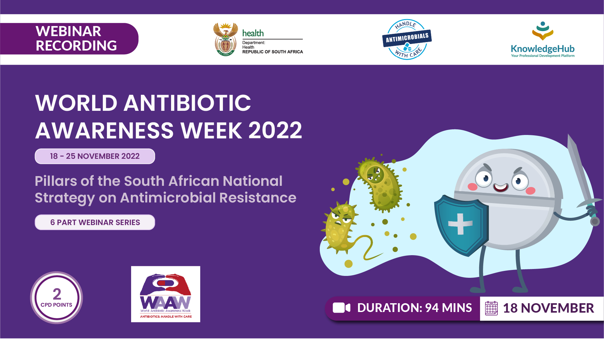 World Antibiotic Awareness Week 2022 Webinar Department Of Health